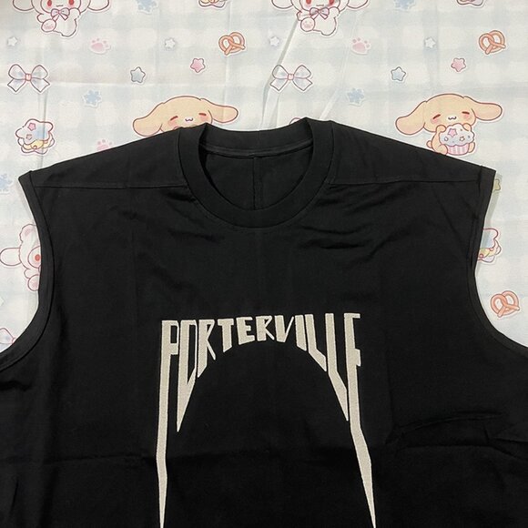 Rick Owens Drkshdw Porterville Tank Top Black - Picture 2 of 5